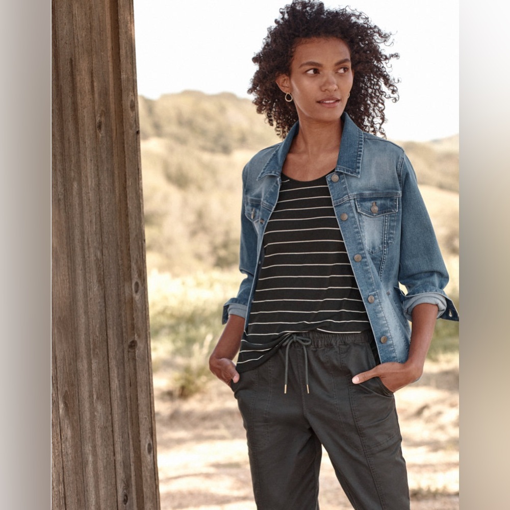 Garnet Hill Relaxed Jean Jacket